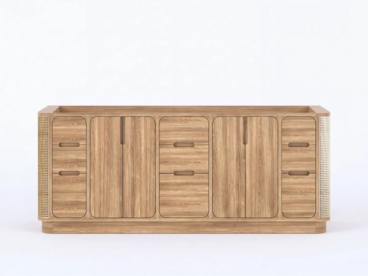 Ventura Teak 84 in. W x 22 in. D Double Sink Bathroom Vanity - photo 10