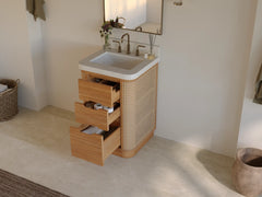 Ventura Teak 24 in. W x 22 in. D Single Sink Bathroom Vanity - photo 4