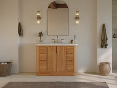 Ventura Teak 48 in. W x 22 in. D Single Sink Bathroom Vanity - photo 5