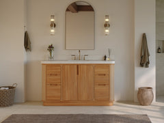 Ventura Teak 60 in. W x 22 in. D Single Sink Bathroom Vanity - photo 5