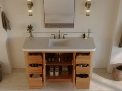 Ventura Teak 60 in. W x 22 in. D Single Sink Bathroom Vanity - photo 2