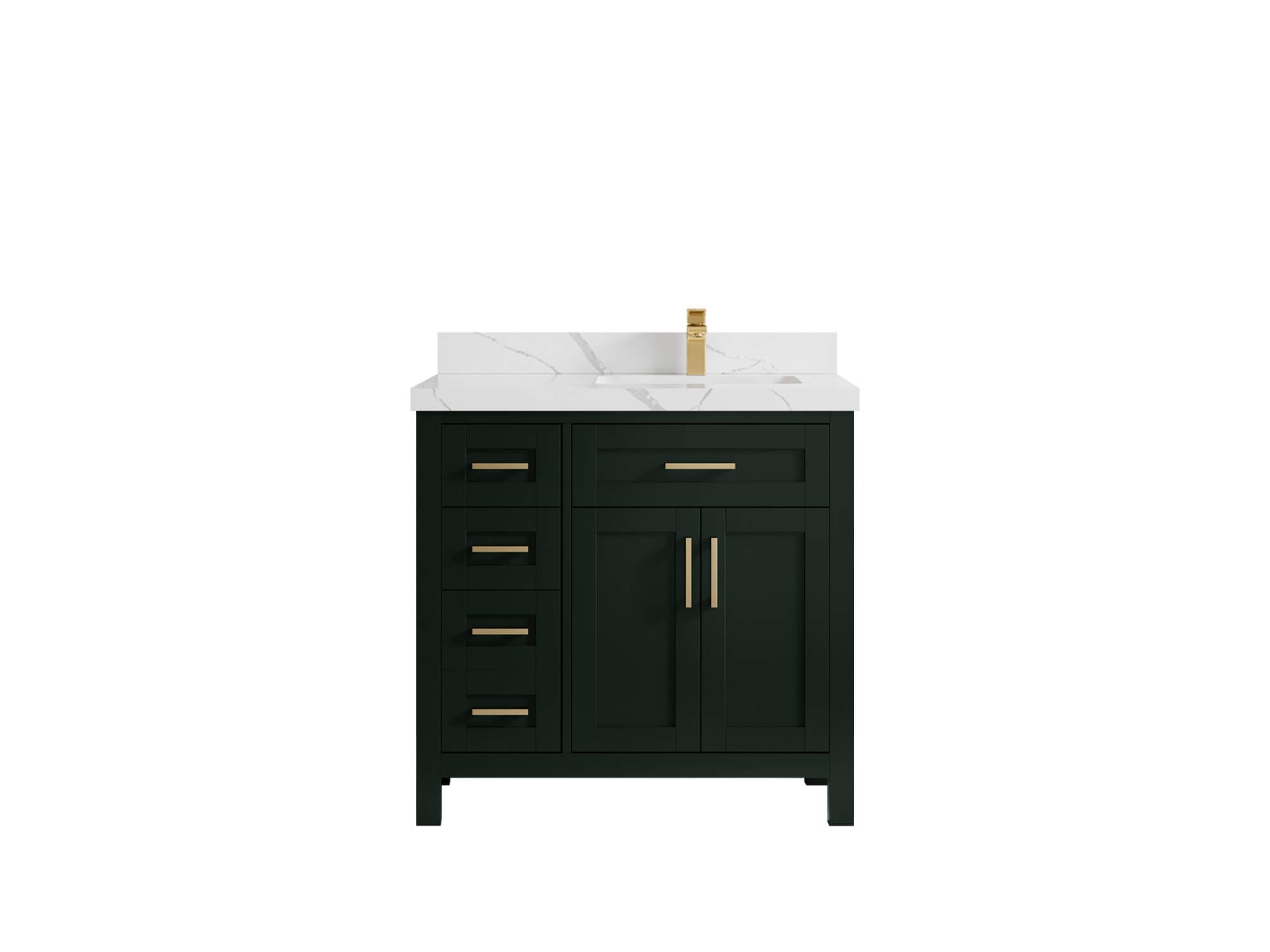 Cambridge 36 in. W x 22 in. D Right Offset Sink Bathroom Vanity