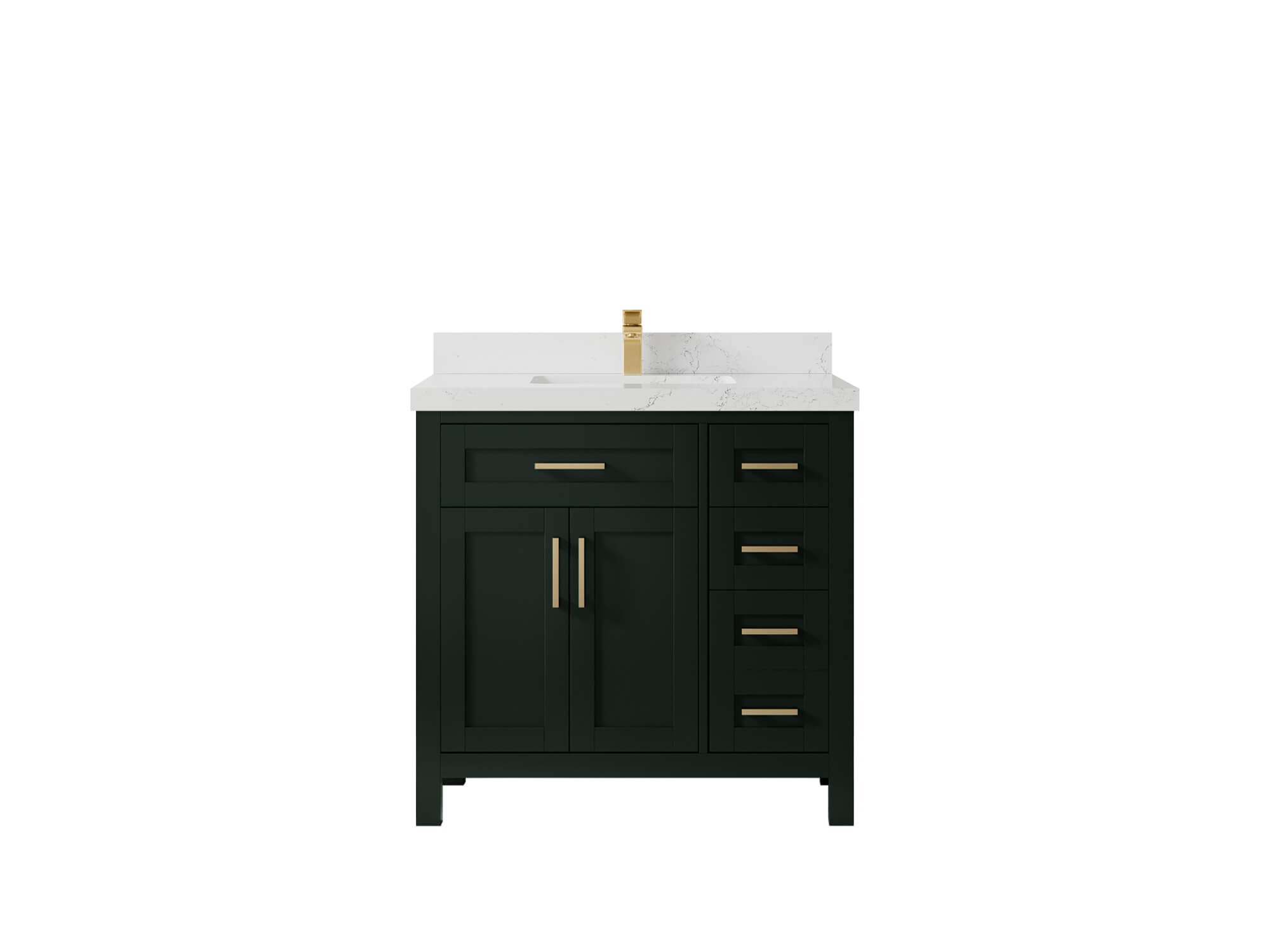 Cambridge 36 in. W x 22 in. D Single Center Sink Bathroom Vanity