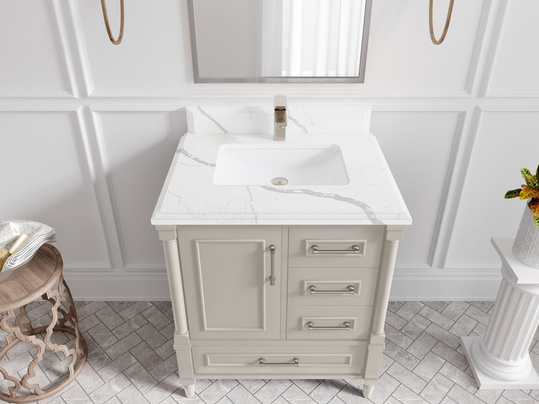 Aberdeen 30 in. W x 22 in. D Single Sink Bathroom Vanity - Willow Bath and Vanity