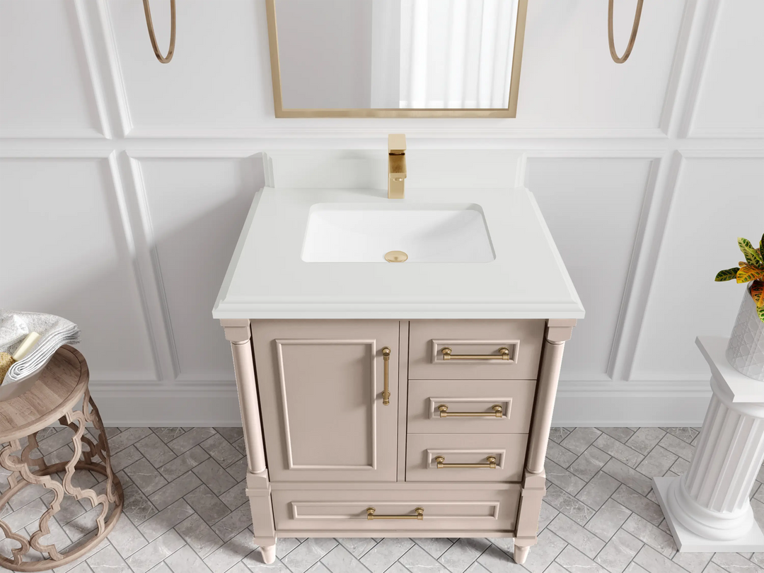 Aberdeen 30 in. W x 22 in. D Single Sink Bathroom Vanity - Willow Bath and Vanity