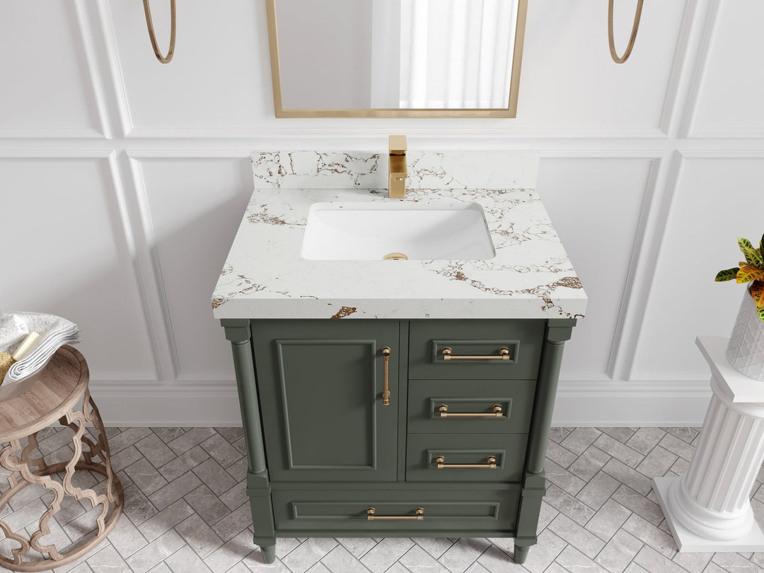 Aberdeen 30 in. W x 22 in. D Single Sink Bathroom Vanity - Willow Bath and Vanity