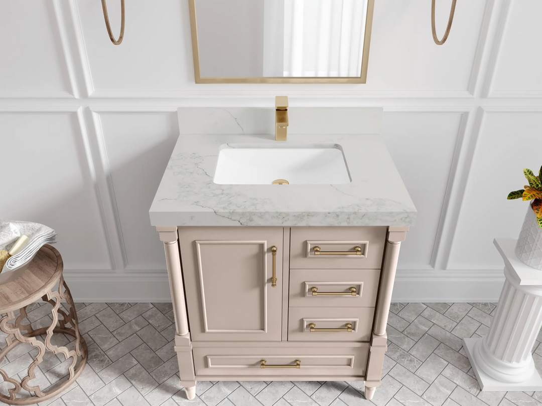 Aberdeen 30 in. W x 22 in. D Single Sink Bathroom Vanity - Willow Bath and Vanity
