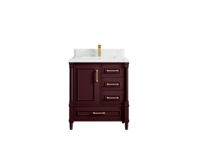 Aberdeen 30 in. W x 22 in. D Single Sink Bathroom Vanity - Willow Bath and Vanity