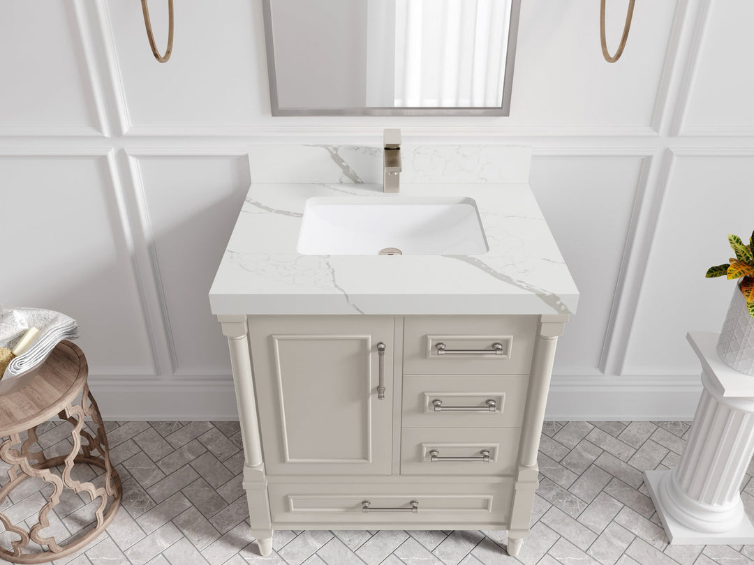 Aberdeen 30 in. W x 22 in. D Single Sink Bathroom Vanity - Willow Bath and Vanity