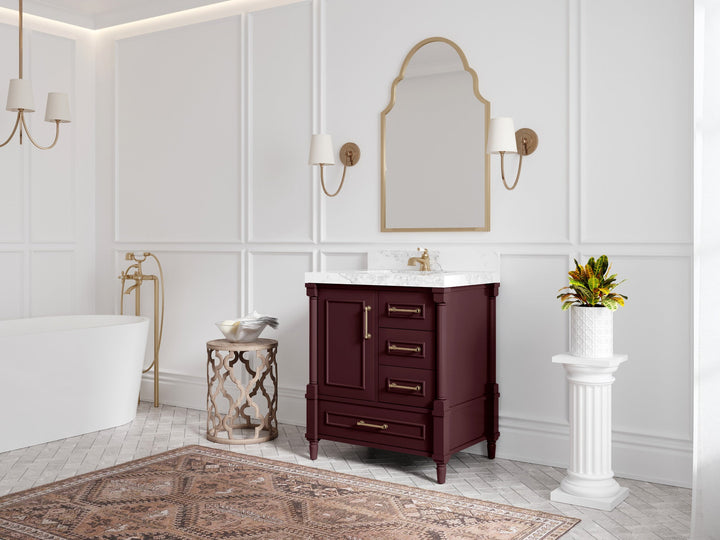 Aberdeen 30 in. W x 22 in. D Single Sink Bathroom Vanity - photo 2