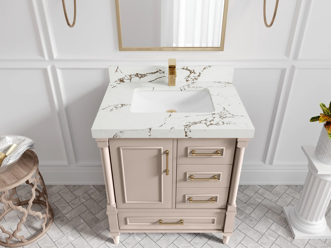 Aberdeen 30 in. W x 22 in. D Single Sink Bathroom Vanity - Willow Bath and Vanity