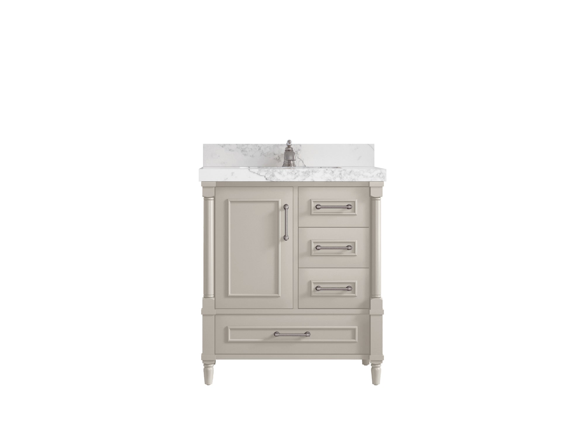 Aberdeen 30 in. W x 22 in. D Single Sink Bathroom Vanity - Willow Bath and Vanity