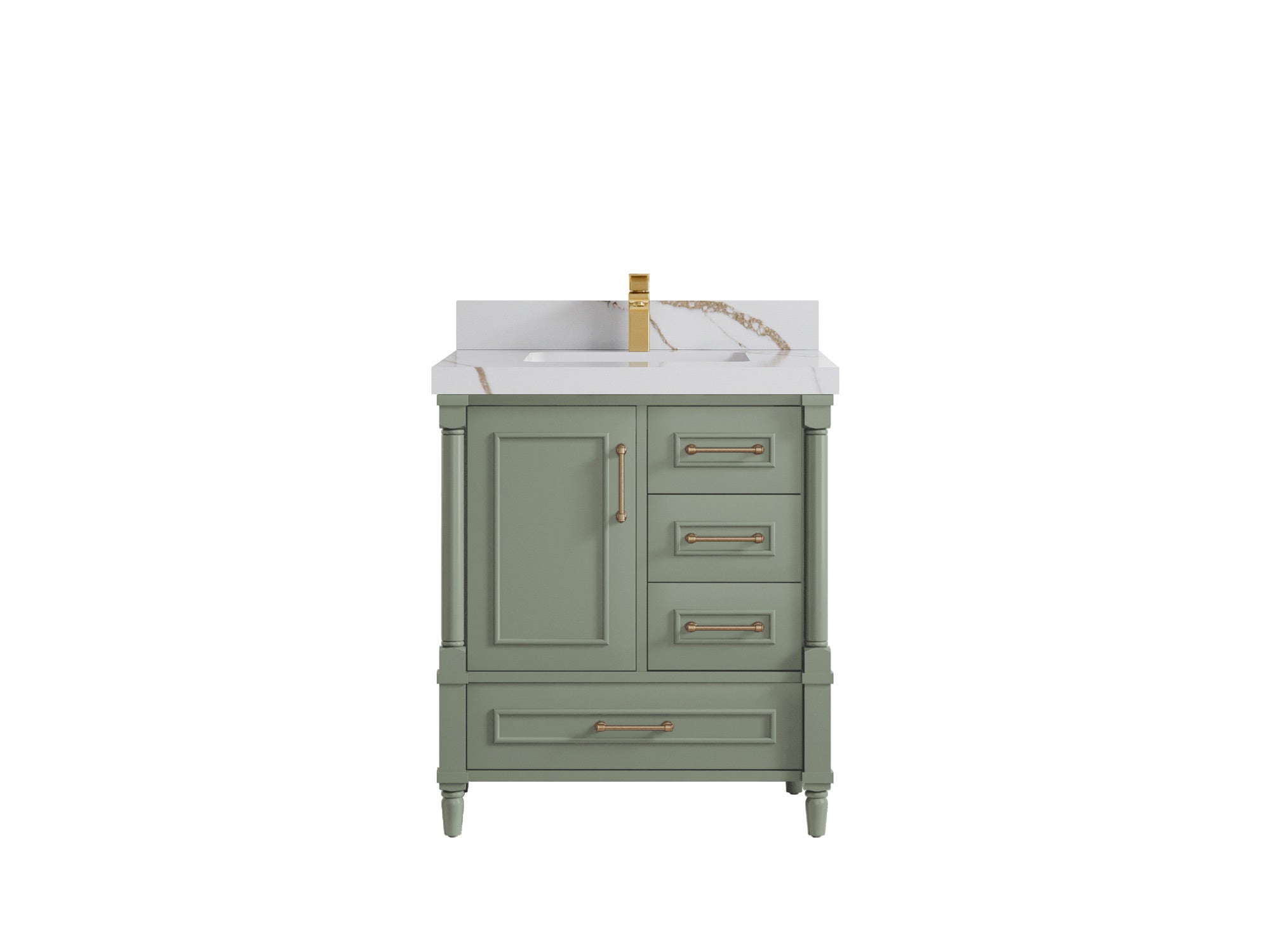 Aberdeen 30 in. W x 22 in. D Single Sink Bathroom Vanity - Willow Bath and Vanity