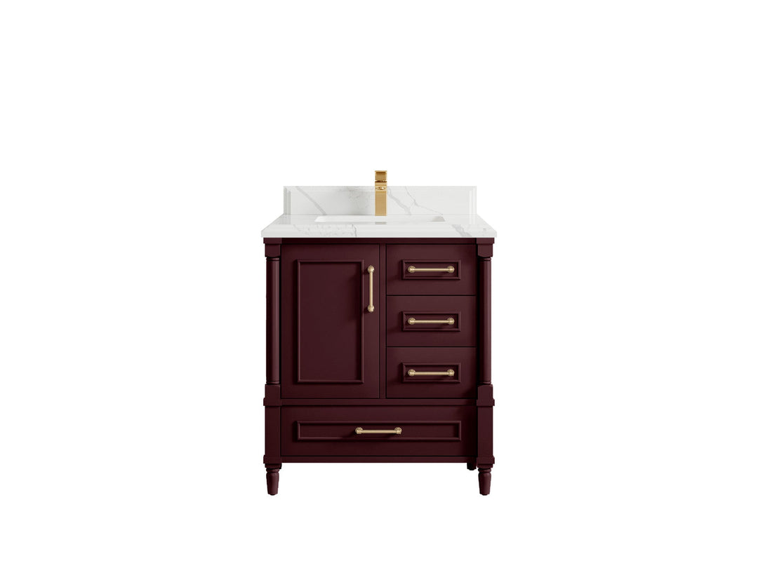 Aberdeen 30 in. W x 22 in. D Single Sink Bathroom Vanity - Willow Bath and Vanity