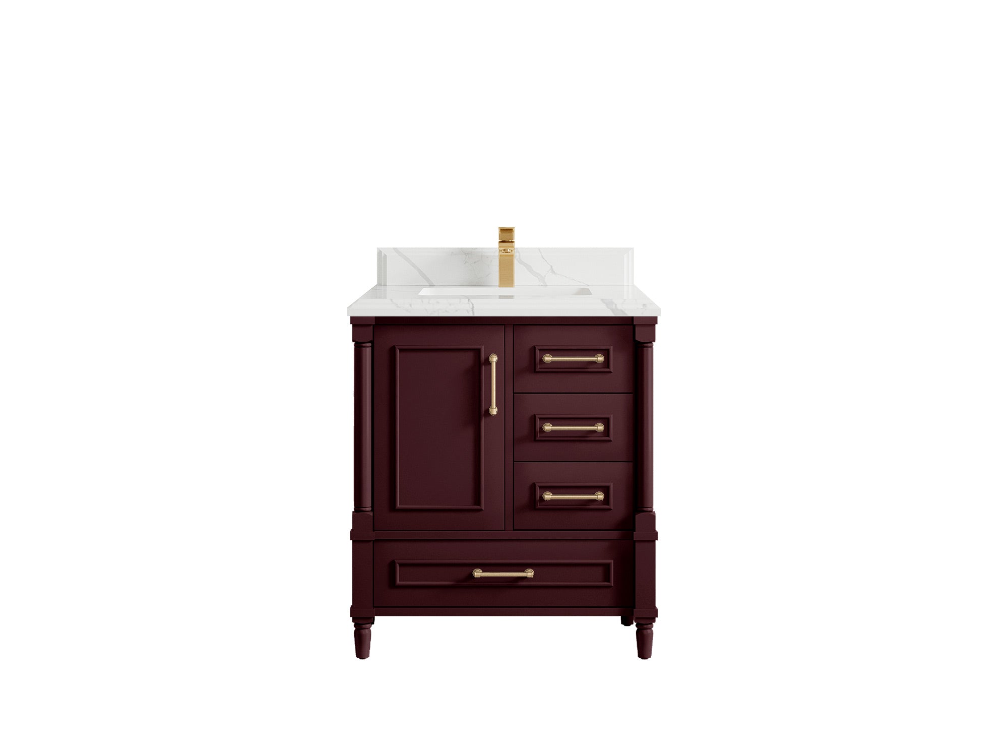 Aberdeen 30 in. W x 22 in. D Single Sink Bathroom Vanity - Willow Bath and Vanity