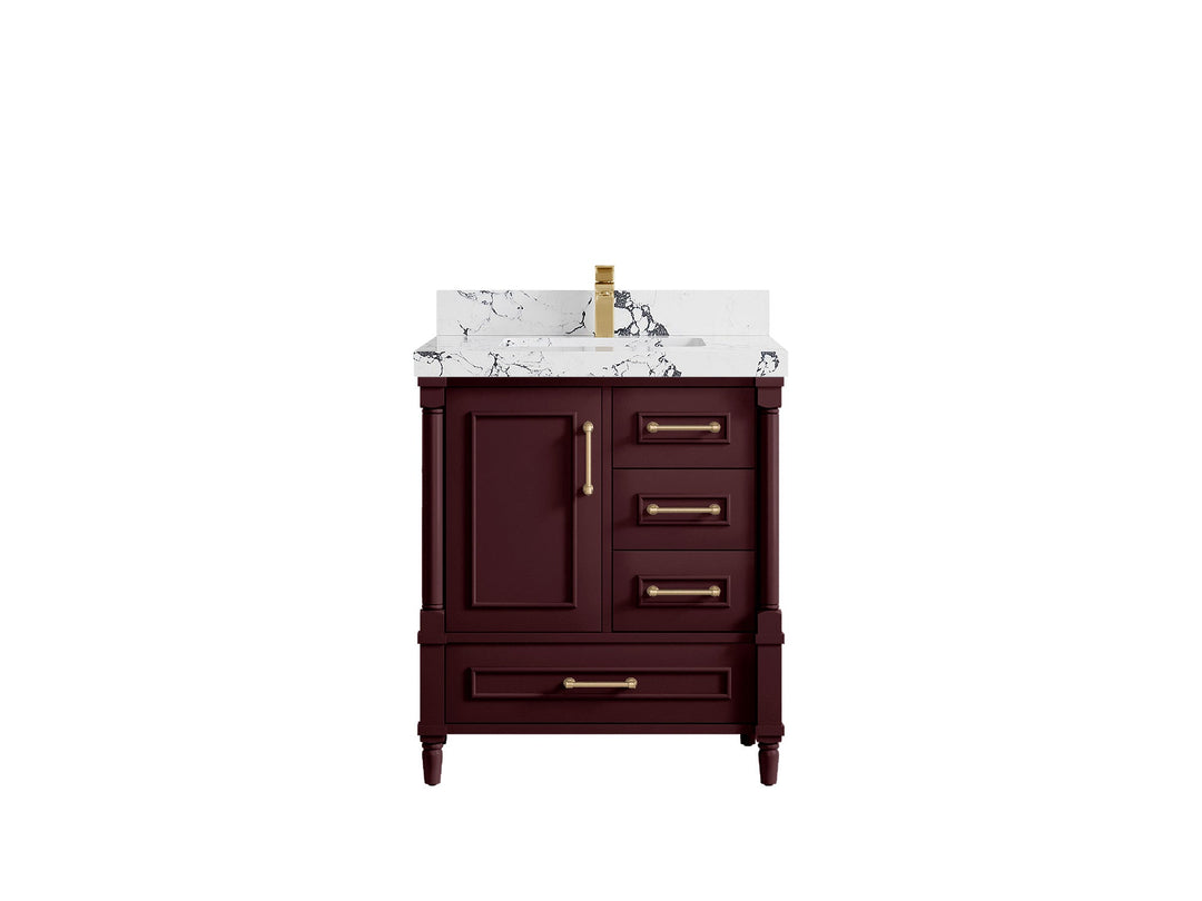 Aberdeen 30 in. W x 22 in. D Single Sink Bathroom Vanity - Willow Bath and Vanity