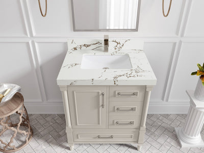 Aberdeen 30 in. W x 22 in. D Single Sink Bathroom Vanity - Willow Bath and Vanity