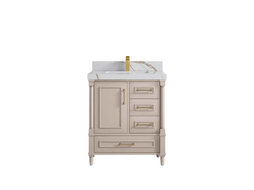 Aberdeen 30 in. W x 22 in. D Single Sink Bathroom Vanity - Willow Bath and Vanity