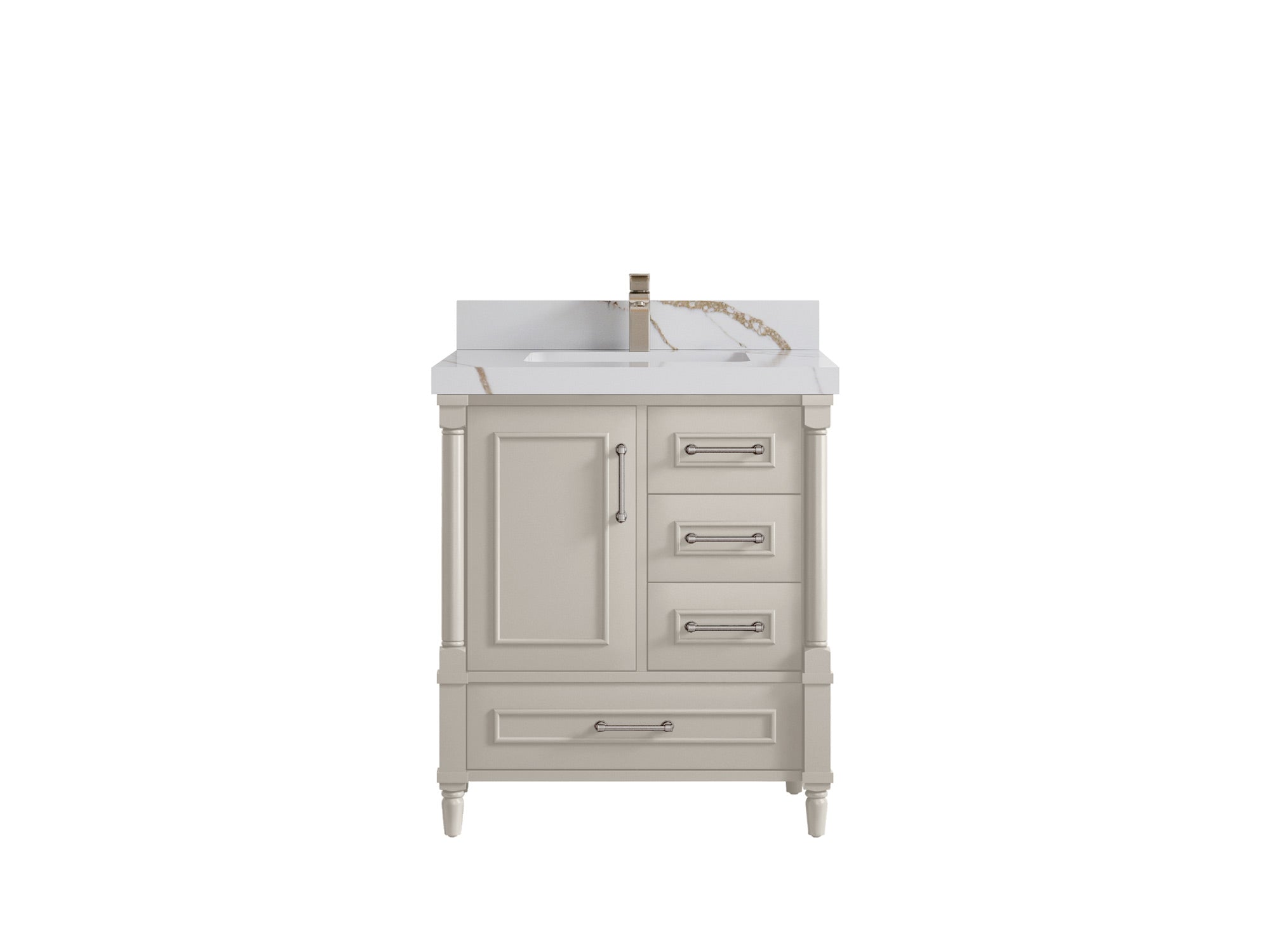 Aberdeen 30 in. W x 22 in. D Single Sink Bathroom Vanity - Willow Bath and Vanity