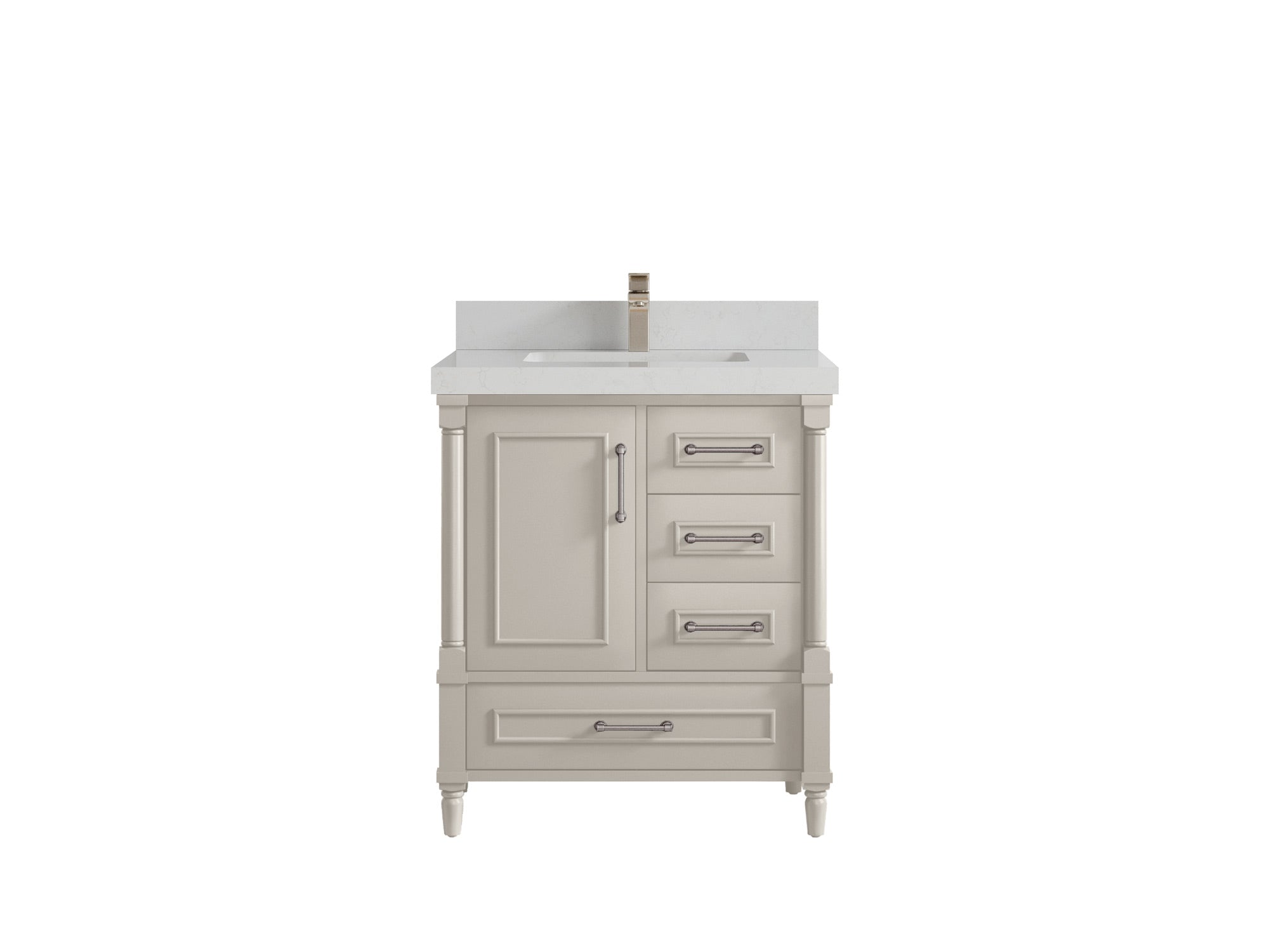 Aberdeen 30 in. W x 22 in. D Single Sink Bathroom Vanity - Willow Bath and Vanity