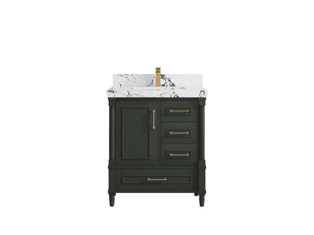 Aberdeen 30 in. W x 22 in. D Single Sink Bathroom Vanity - Willow Bath and Vanity