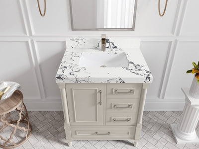 Aberdeen 30 in. W x 22 in. D Single Sink Bathroom Vanity - Willow Bath and Vanity