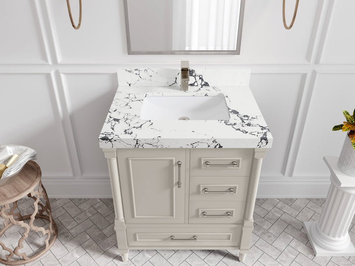 Aberdeen 30 in. W x 22 in. D Single Sink Bathroom Vanity - photo 37