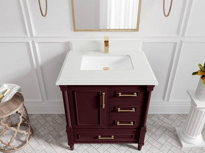 Aberdeen 30 in. W x 22 in. D Single Sink Bathroom Vanity - Willow Bath and Vanity