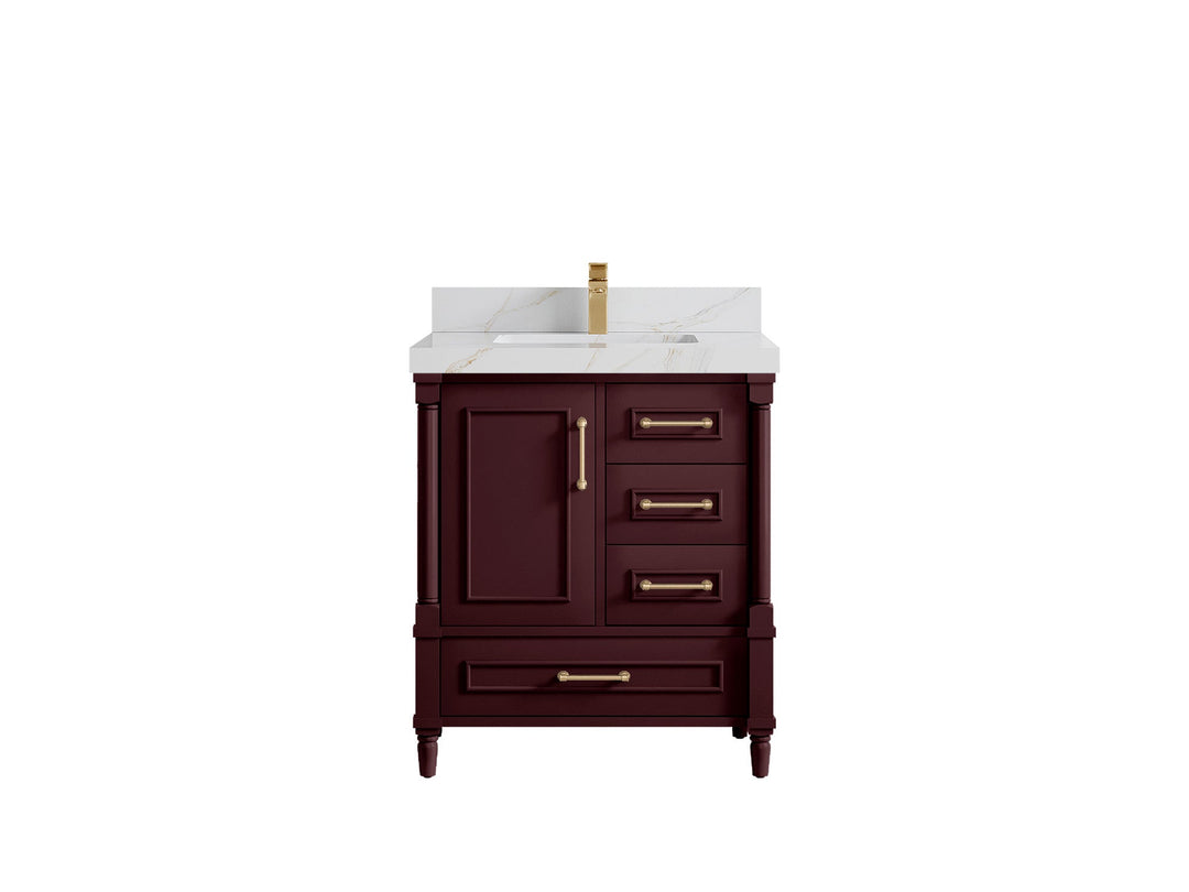 Aberdeen 30 in. W x 22 in. D Single Sink Bathroom Vanity - Willow Bath and Vanity