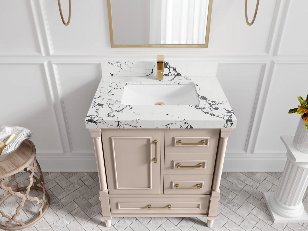 Aberdeen 30 in. W x 22 in. D Single Sink Bathroom Vanity - Willow Bath and Vanity
