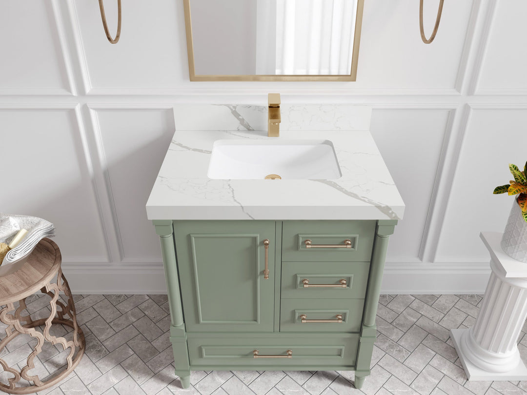 Aberdeen 30 in. W x 22 in. D Single Sink Bathroom Vanity - Willow Bath and Vanity