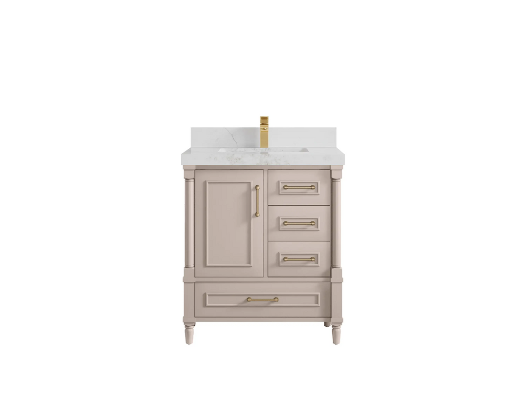 Aberdeen 30 in. W x 22 in. D Single Sink Bathroom Vanity - Willow Bath and Vanity