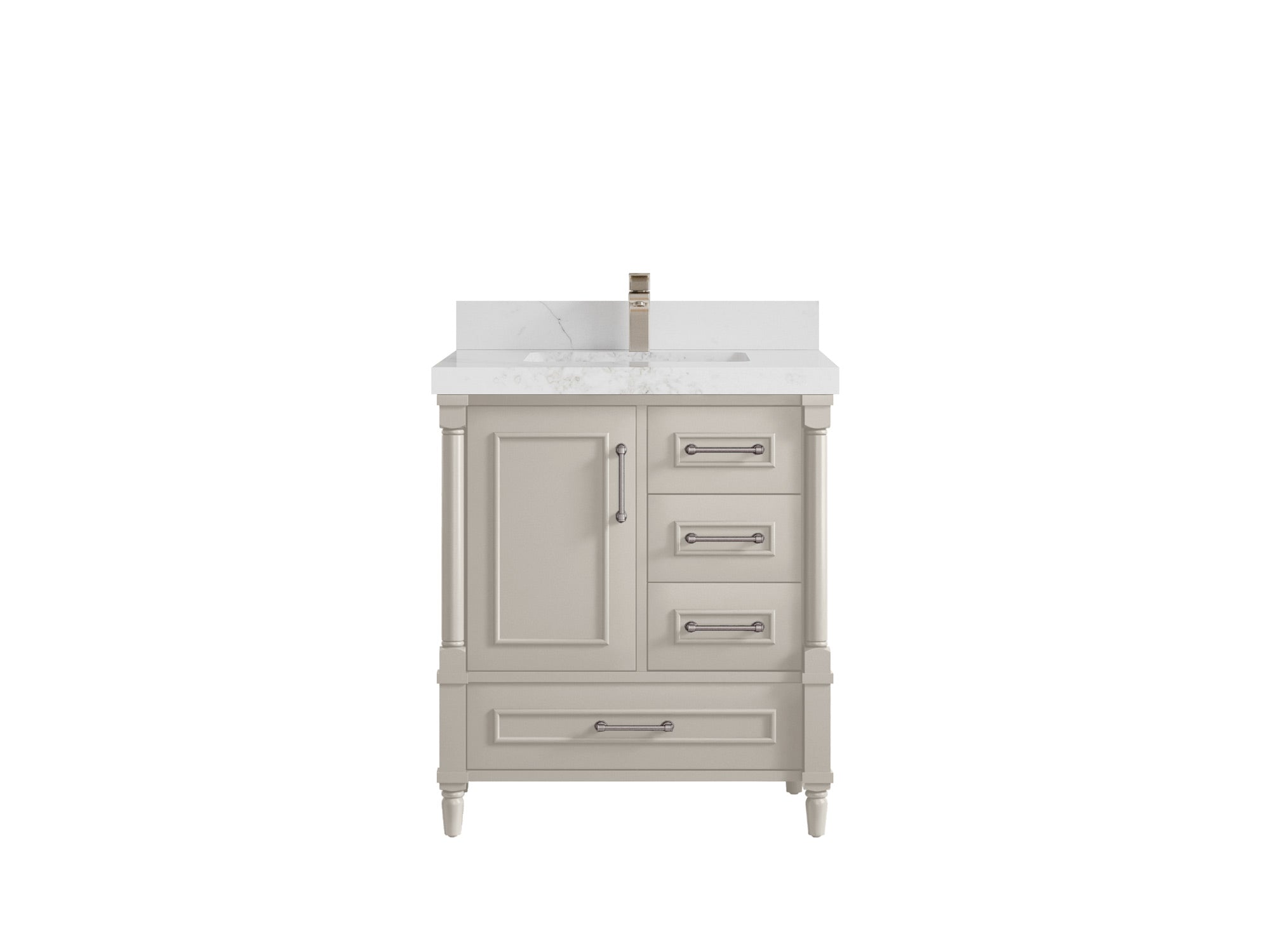 Aberdeen 30 in. W x 22 in. D Single Sink Bathroom Vanity - Willow Bath and Vanity