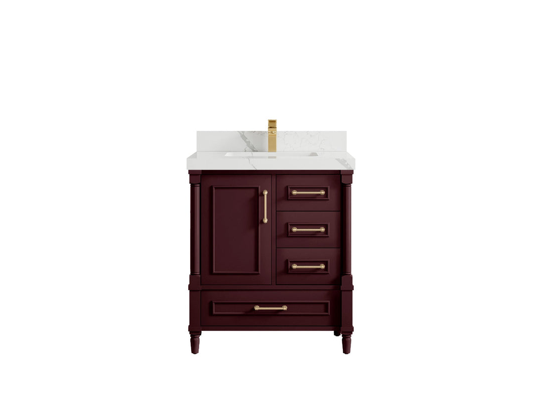 Aberdeen 30 in. W x 22 in. D Single Sink Bathroom Vanity - Willow Bath and Vanity