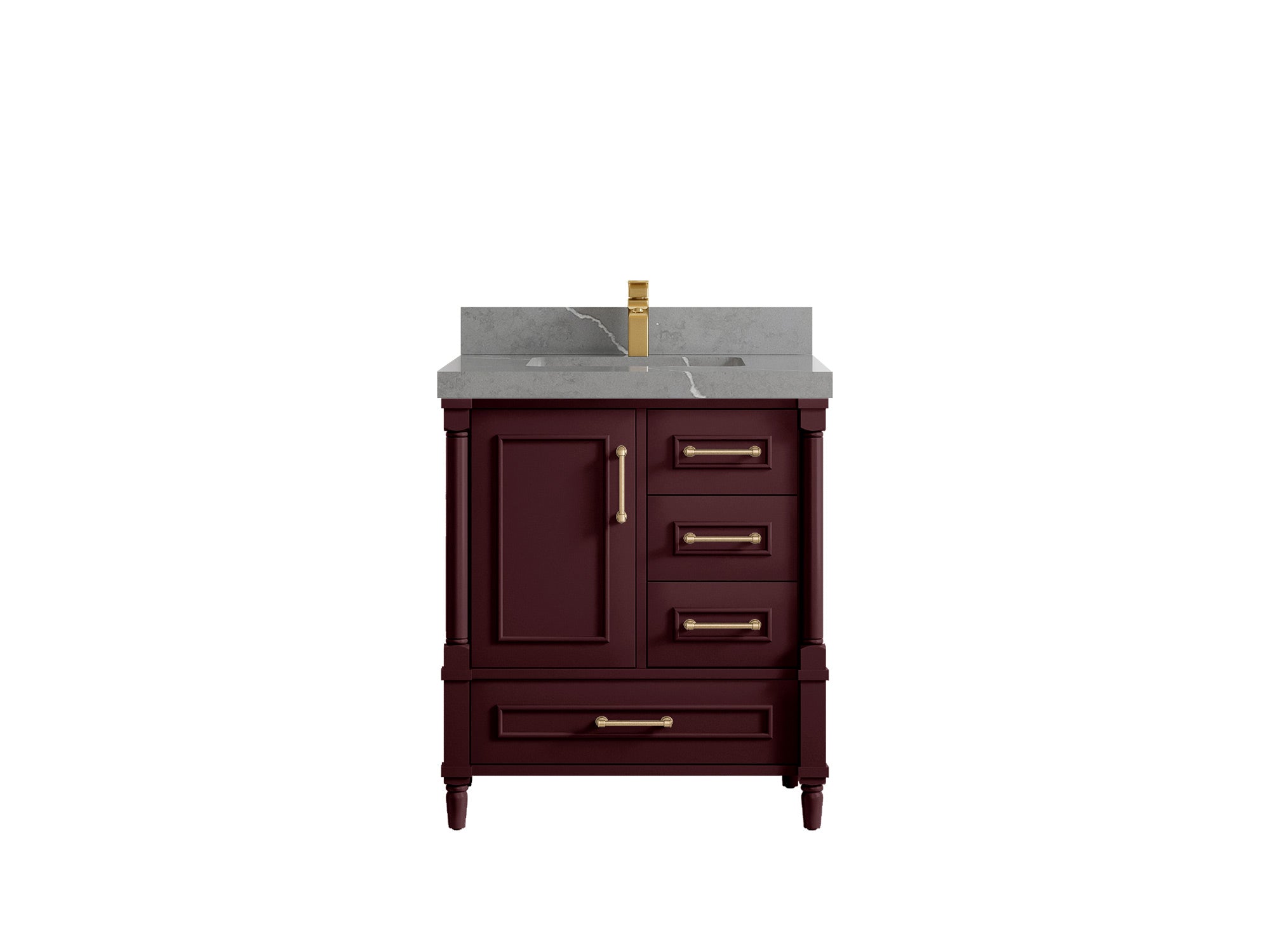 Aberdeen 30 in. W x 22 in. D Single Sink Bathroom Vanity - Willow Bath and Vanity