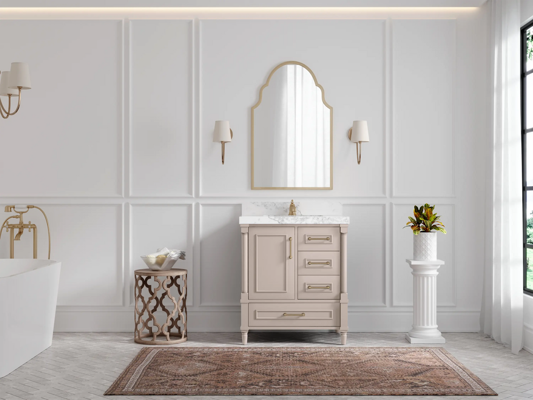 Aberdeen 30 in. W x 22 in. D Single Sink Bathroom Vanity - Willow Bath and Vanity