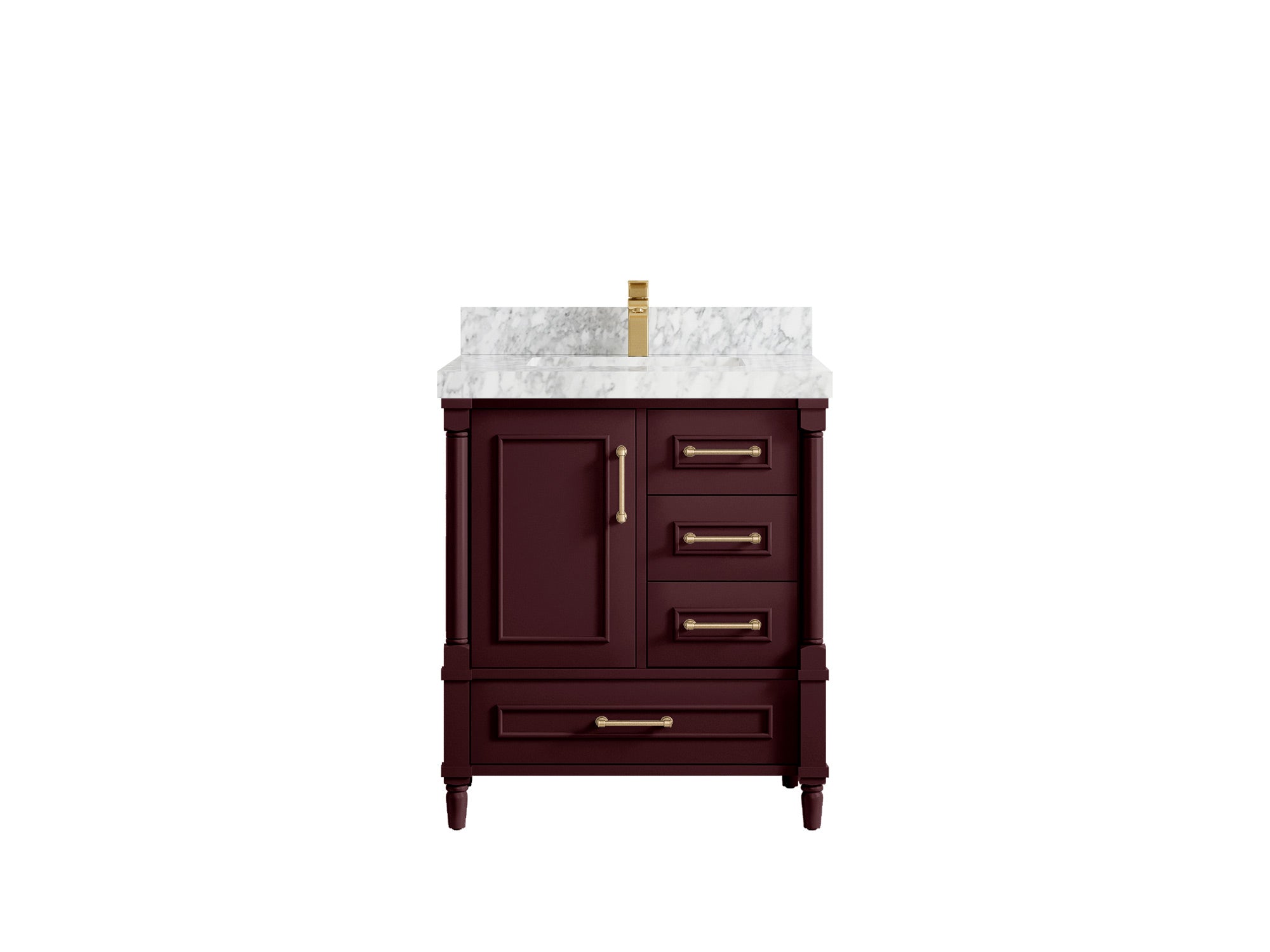 Aberdeen 30 in. W x 22 in. D Single Sink Bathroom Vanity - Willow Bath and Vanity
