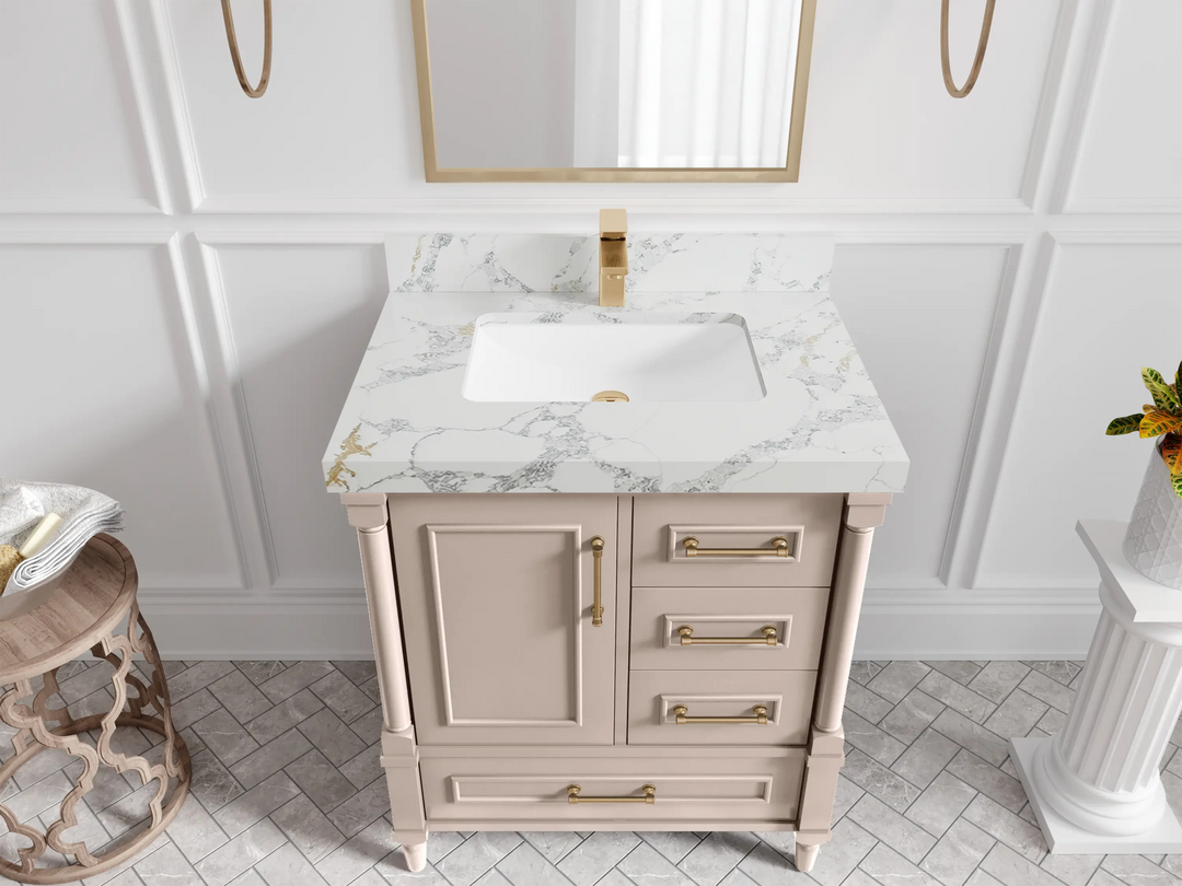 Aberdeen 30 in. W x 22 in. D Single Sink Bathroom Vanity - Willow Bath and Vanity