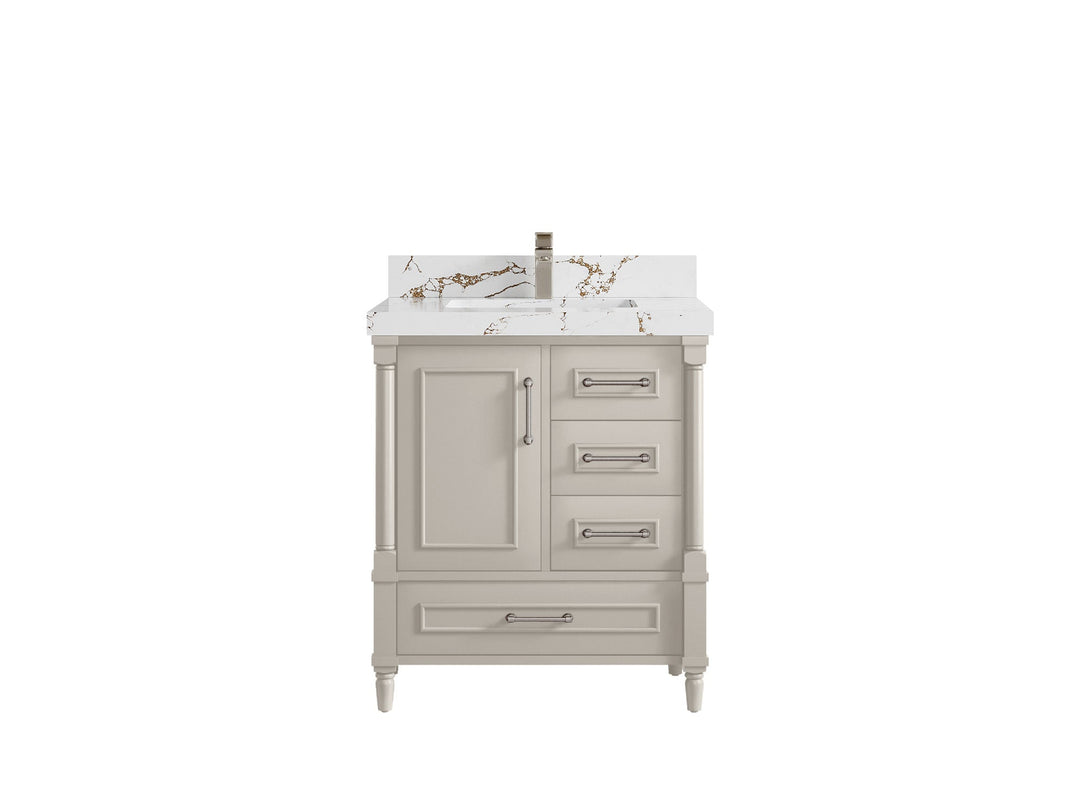 Aberdeen 30 in. W x 22 in. D Single Sink Bathroom Vanity - Willow Bath and Vanity