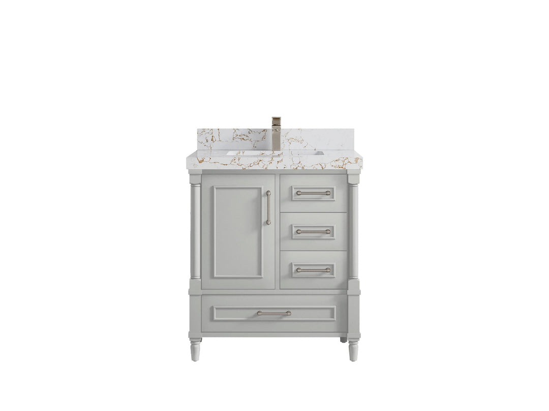 Aberdeen 30 in. W x 22 in. D Single Sink Bathroom Vanity - Willow Bath and Vanity