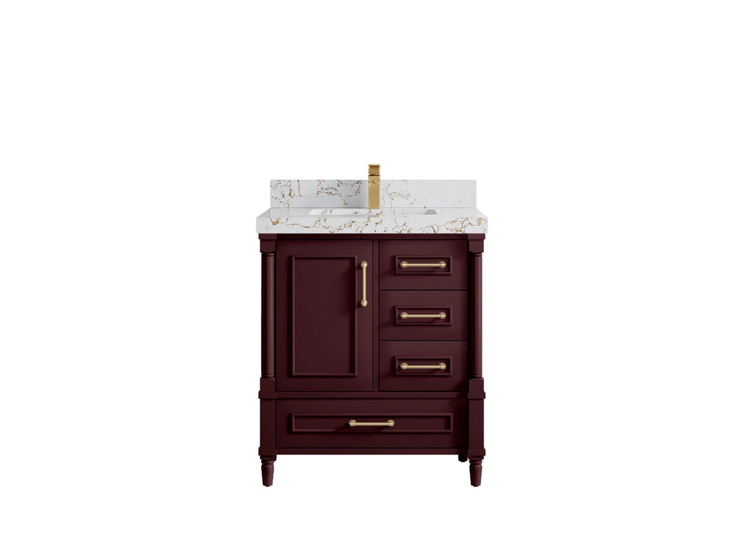 Aberdeen 30 in. W x 22 in. D Single Sink Bathroom Vanity - Willow Bath and Vanity