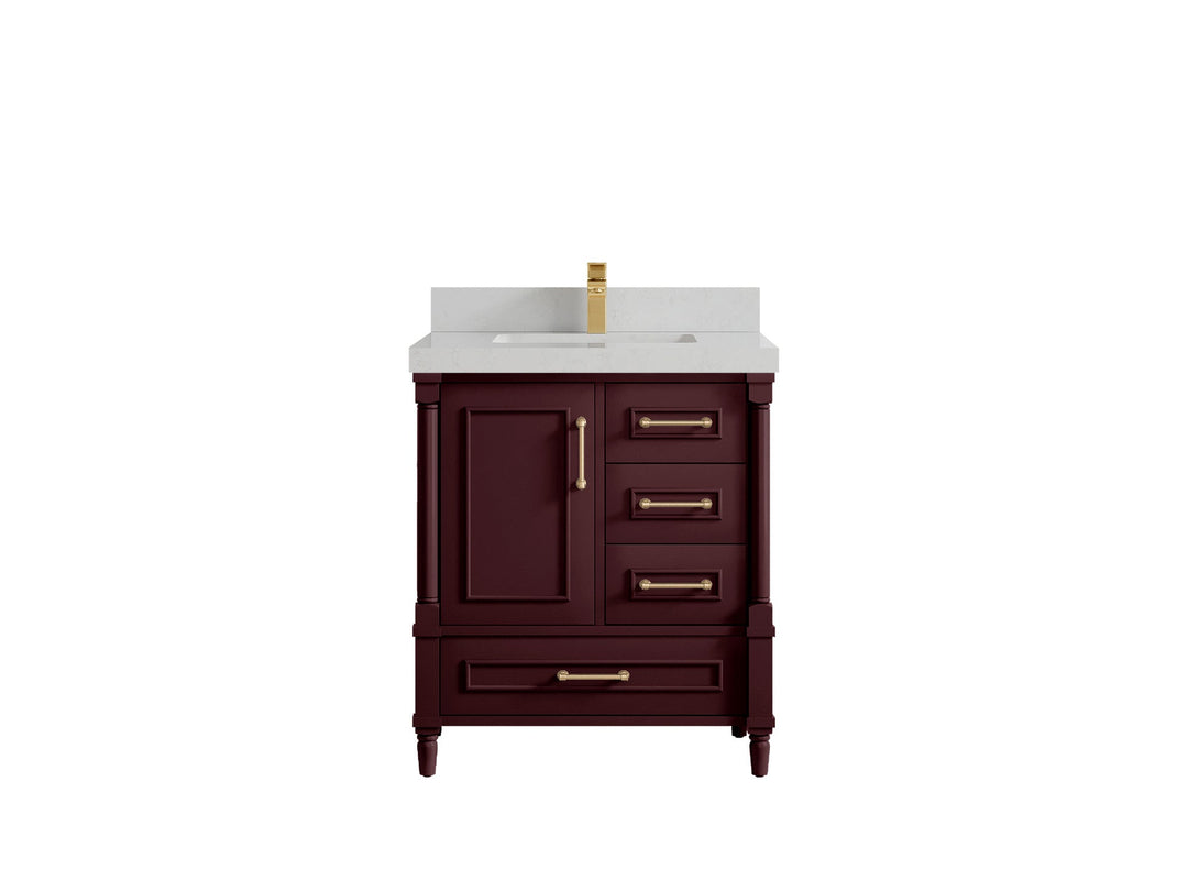 Aberdeen 30 in. W x 22 in. D Single Sink Bathroom Vanity - Willow Bath and Vanity