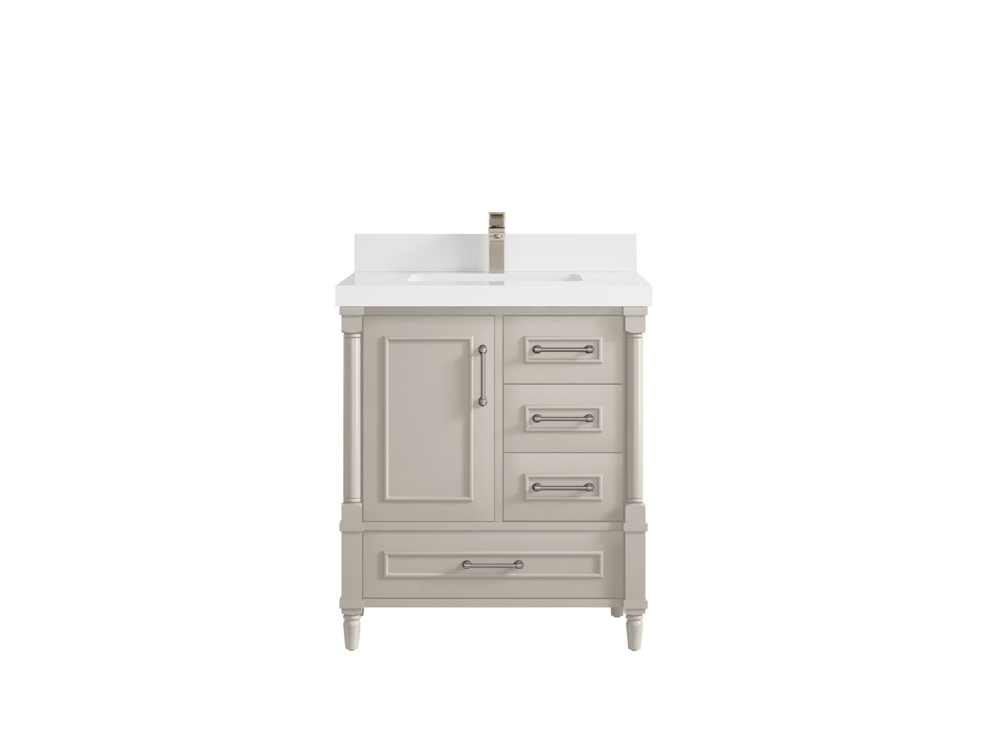 Aberdeen 30 in. W x 22 in. D Single Sink Bathroom Vanity - Willow Bath and Vanity