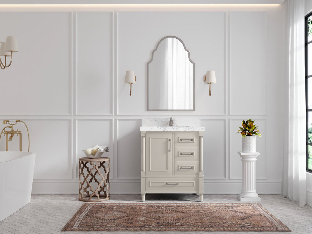 Aberdeen 30 in. W x 22 in. D Single Sink Bathroom Vanity - Willow Bath and Vanity