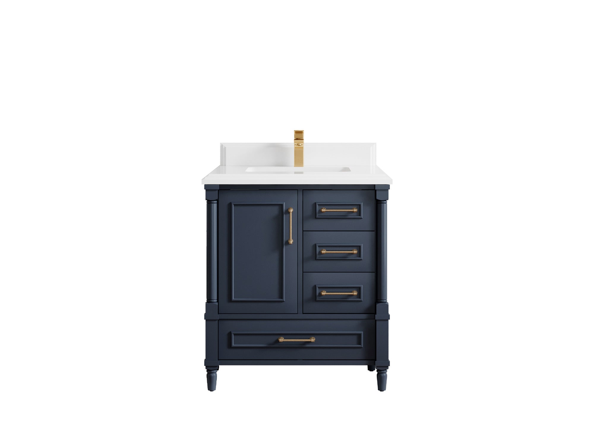 Aberdeen 30 in. W x 22 in. D Single Sink Bathroom Vanity - Willow Bath and Vanity