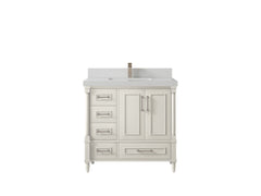 Aberdeen 36 in. W x 22 in. D Center Sink Bathroom Vanity - photo 10