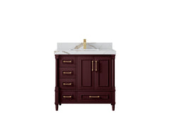 Aberdeen 36 in. W x 22 in. D Center Sink Bathroom Vanity - photo 19