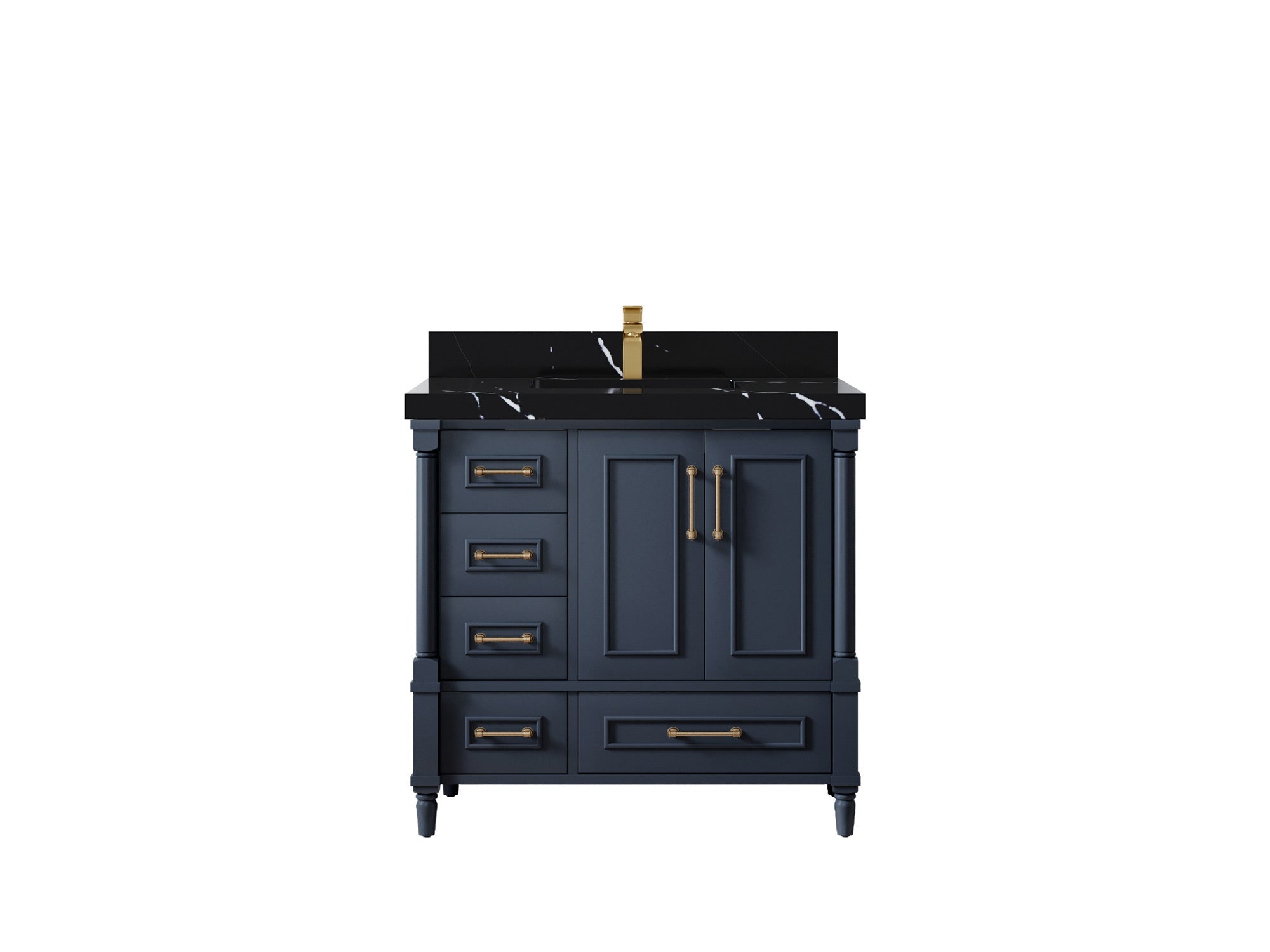 Aberdeen 36 in. W x 22 in. D Center Sink Bathroom Vanity - Willow Bath and Vanity