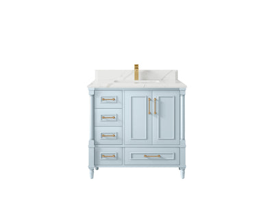 Aberdeen 36 in. W x 22 in. D Center Sink Bathroom vanity - Willow Bath and Vanity