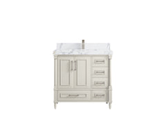 Aberdeen 36 in. W x 22 in. D Center Sink Bathroom Vanity - photo 20